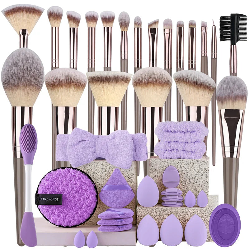 Professional Full Face Makeup Brush Kit