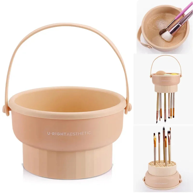 Makeup Brush Cleaning & Drying Tool Set