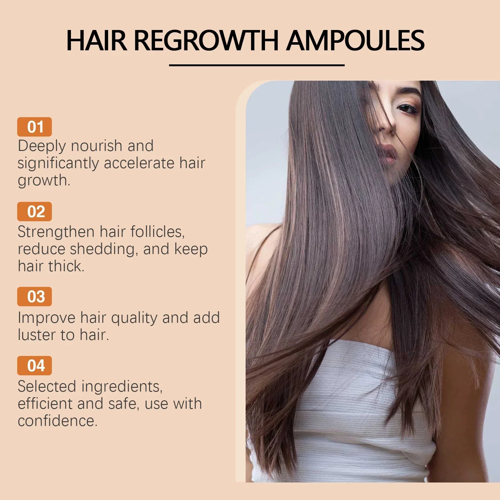 Hair Growth Serum Ampoules – Scalp Nourishing
