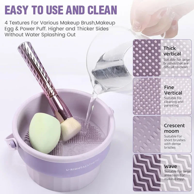 Makeup Brush Cleaning & Drying Tool Set