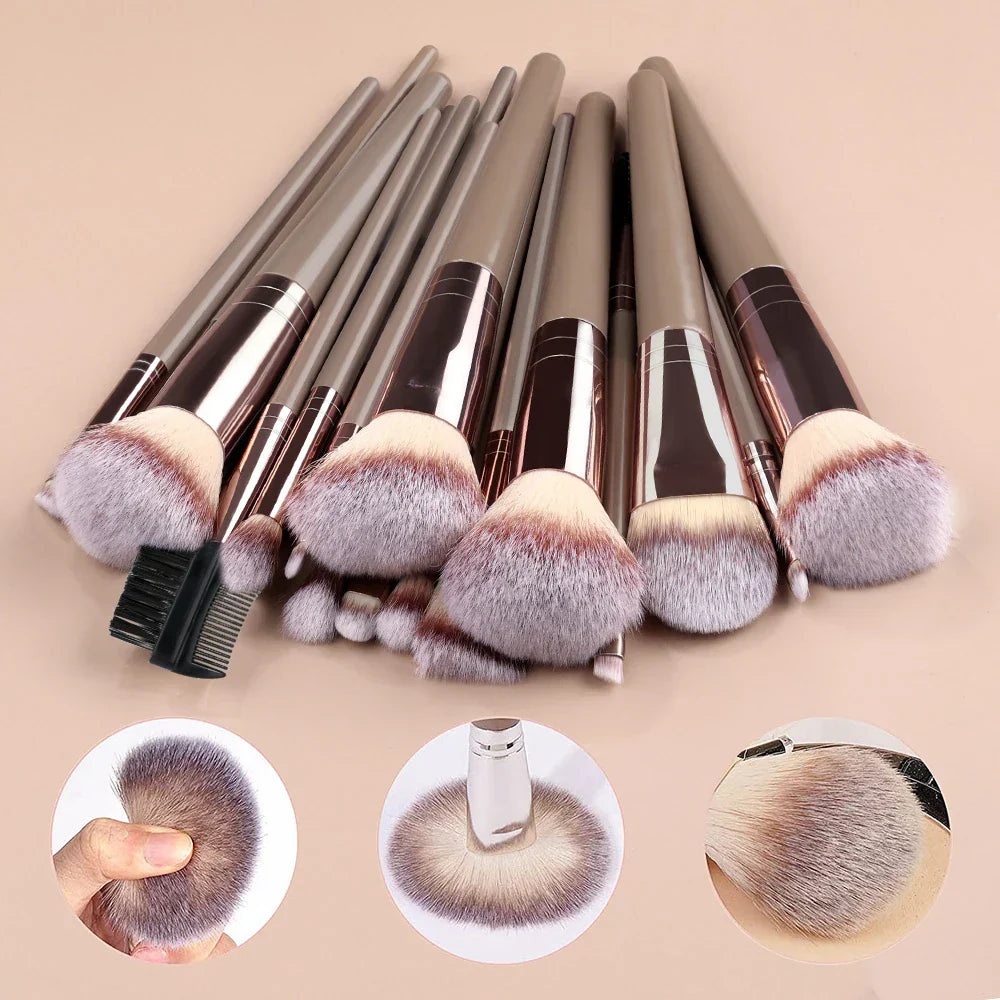 Professional Full Face Makeup Brush Kit