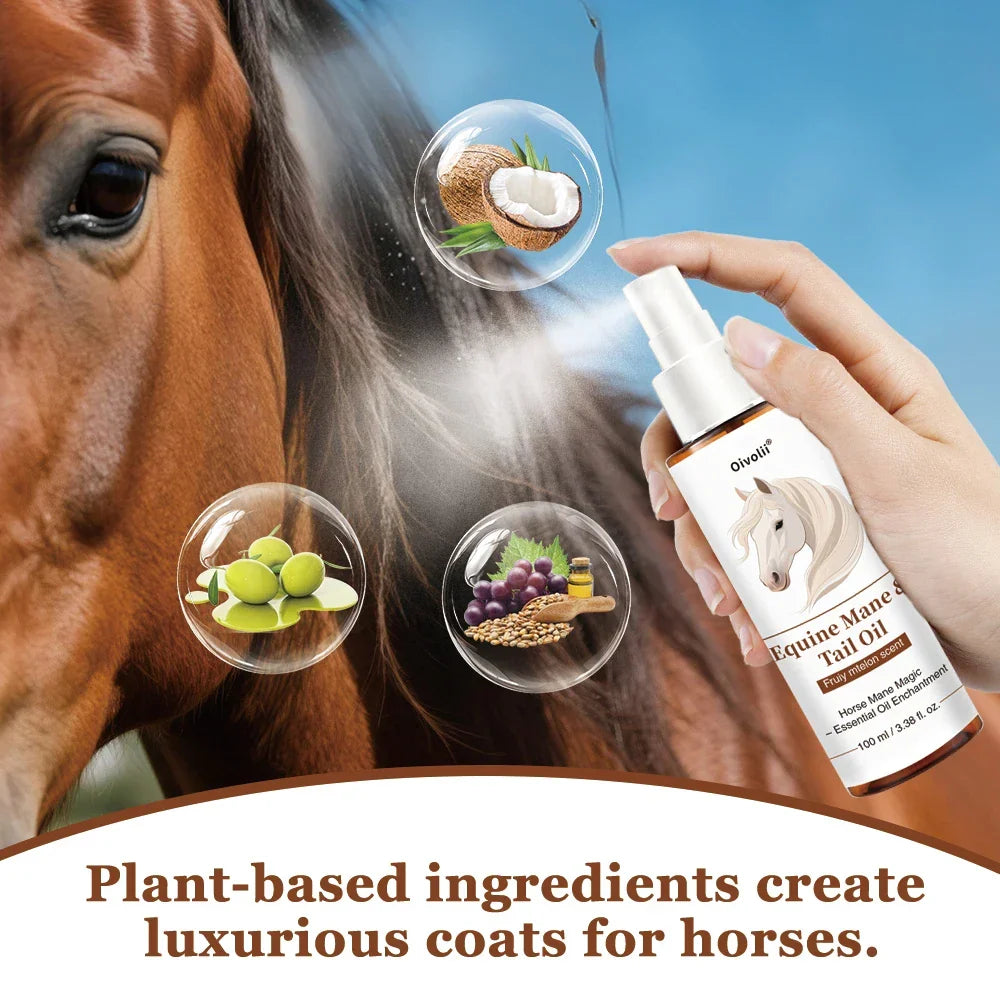 Horse Mane & Tail Growth Care Oil