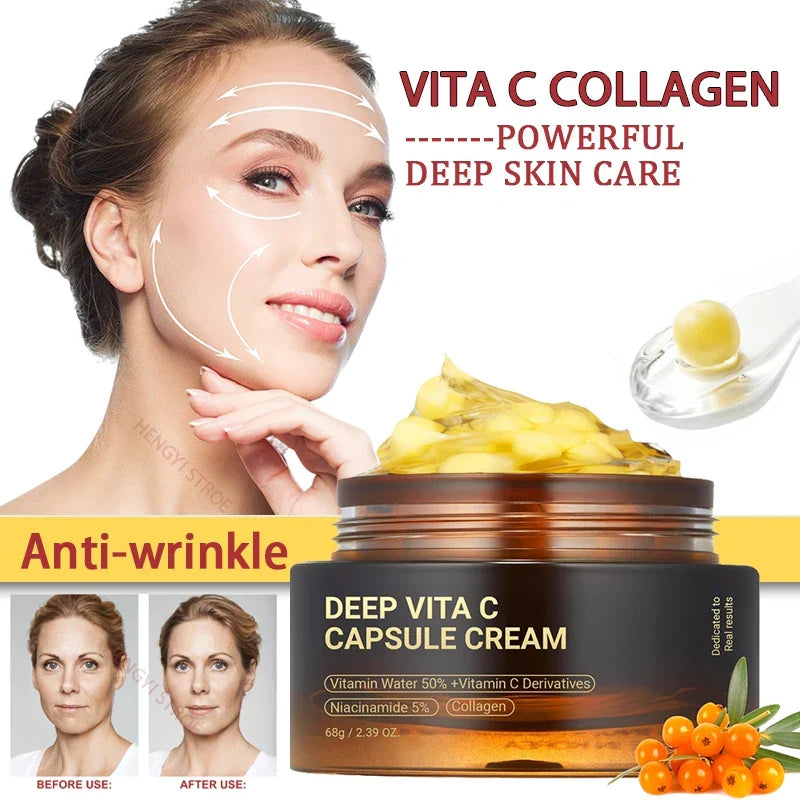 Vitamin C Collagen Anti-Wrinkle Capsule Cream