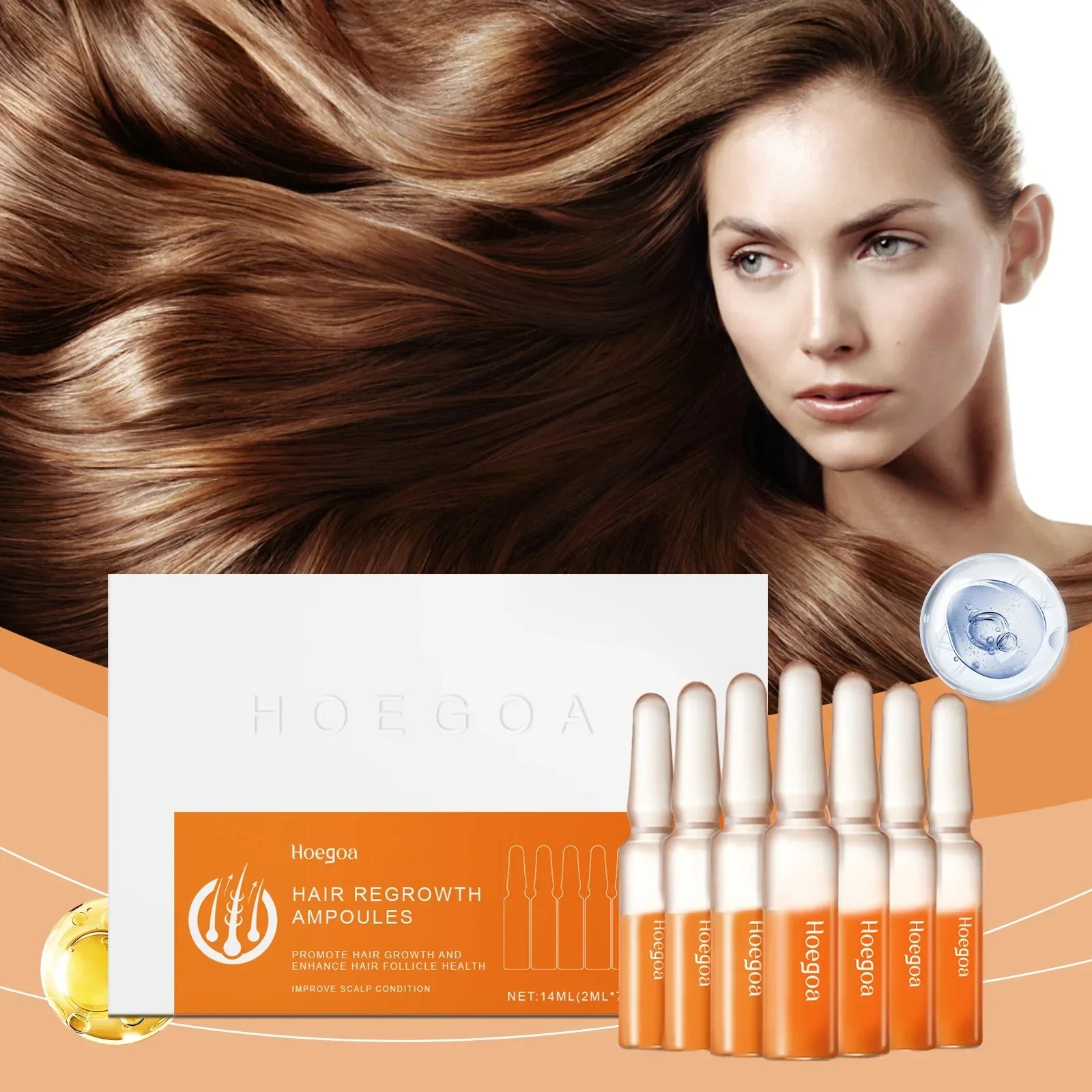 Hair Growth Serum Ampoules – Scalp Nourishing