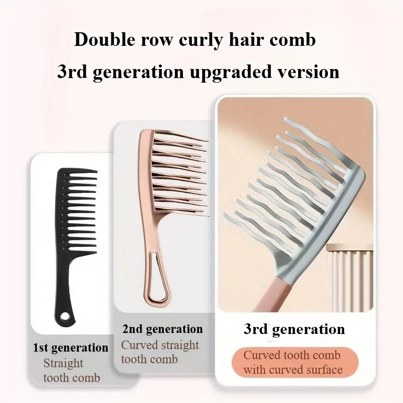 Wide-Tooth Comb for Curly & Voluminous Hair