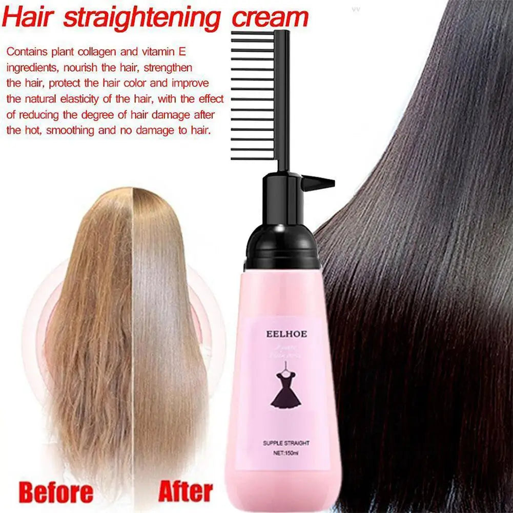 Keratin Hair Straightening & Smoothing Cream