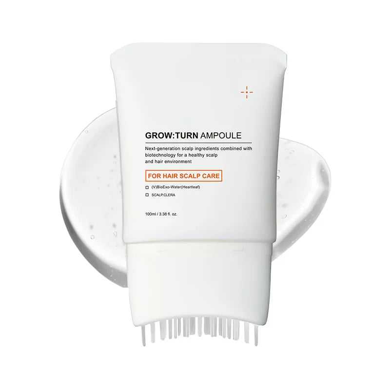 Korean Hair Serum with Built-In Brush
