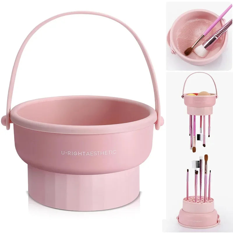 Makeup Brush Cleaning & Drying Tool Set