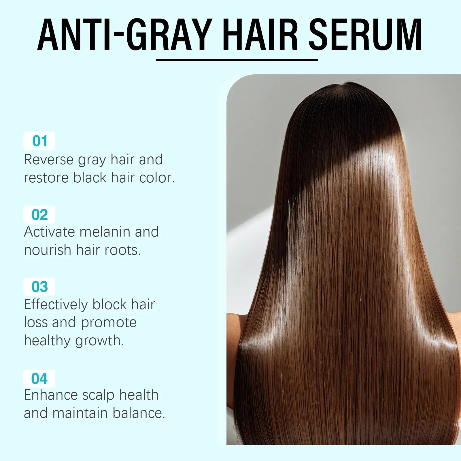 Anti-Gray Hair Color Serum 30ml