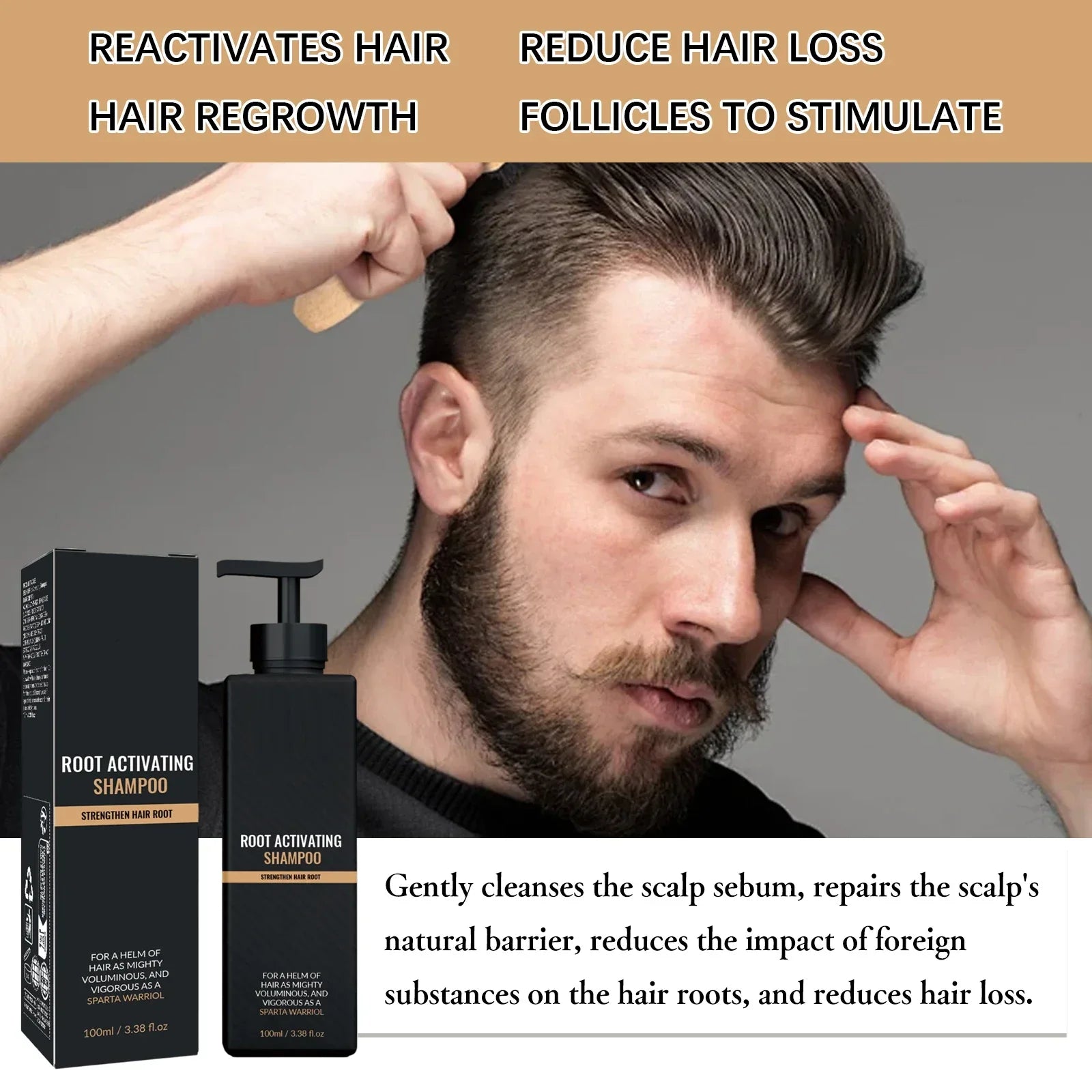 Hair Growth Shampoo for Men – Anti Hair Loss