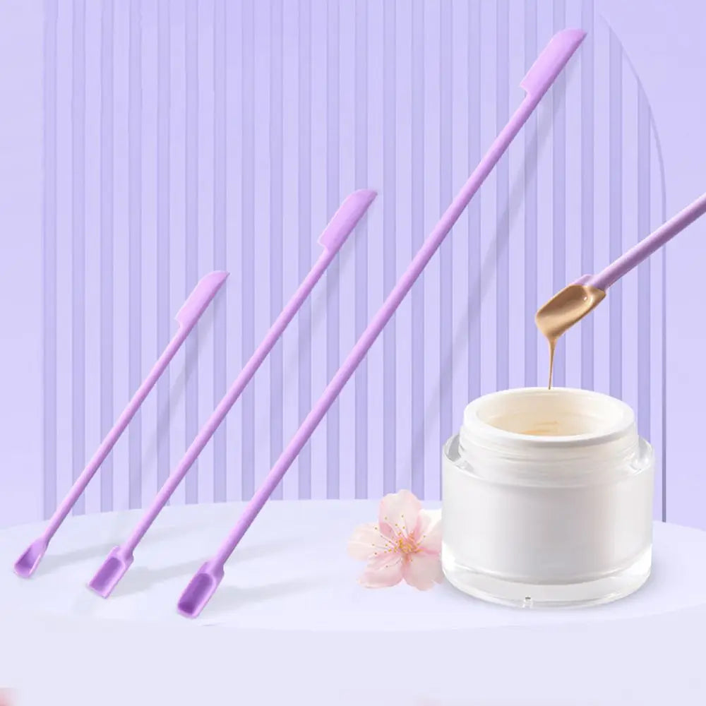 Silicone Spatula & Cosmetic Scraper Set