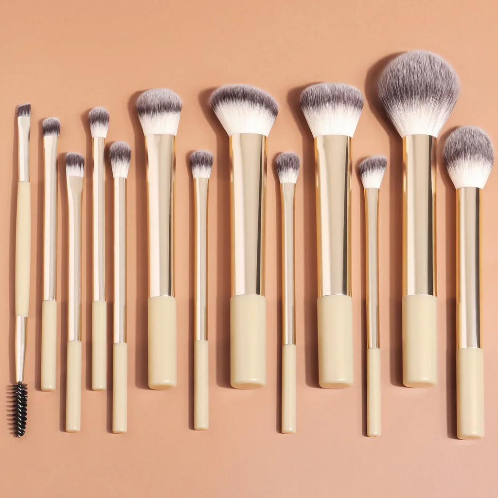 13-Piece Full Face Makeup Brush Set