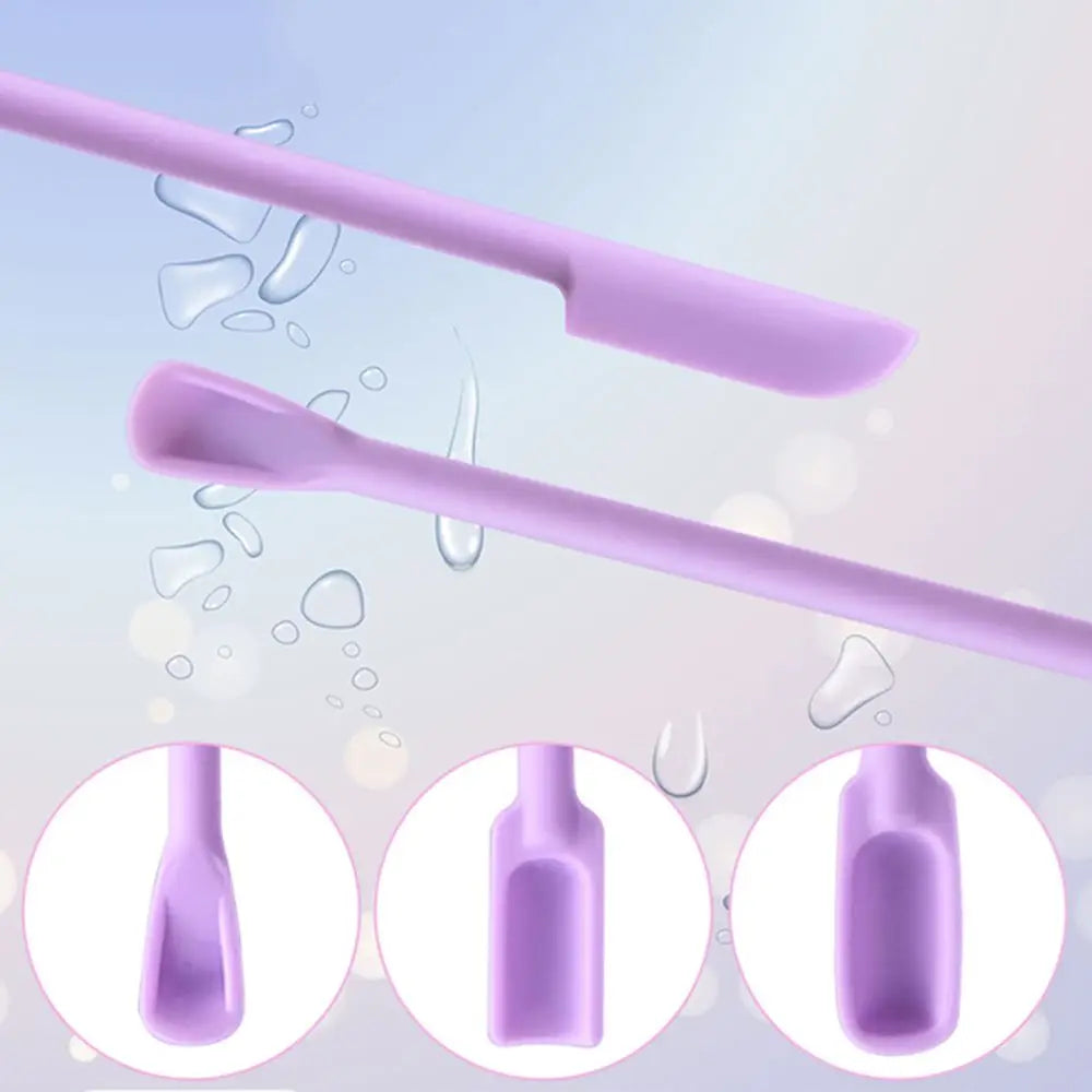 Silicone Spatula & Cosmetic Scraper Set