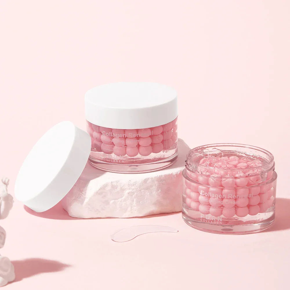 Pink Collagen Capsule Night Face Cream