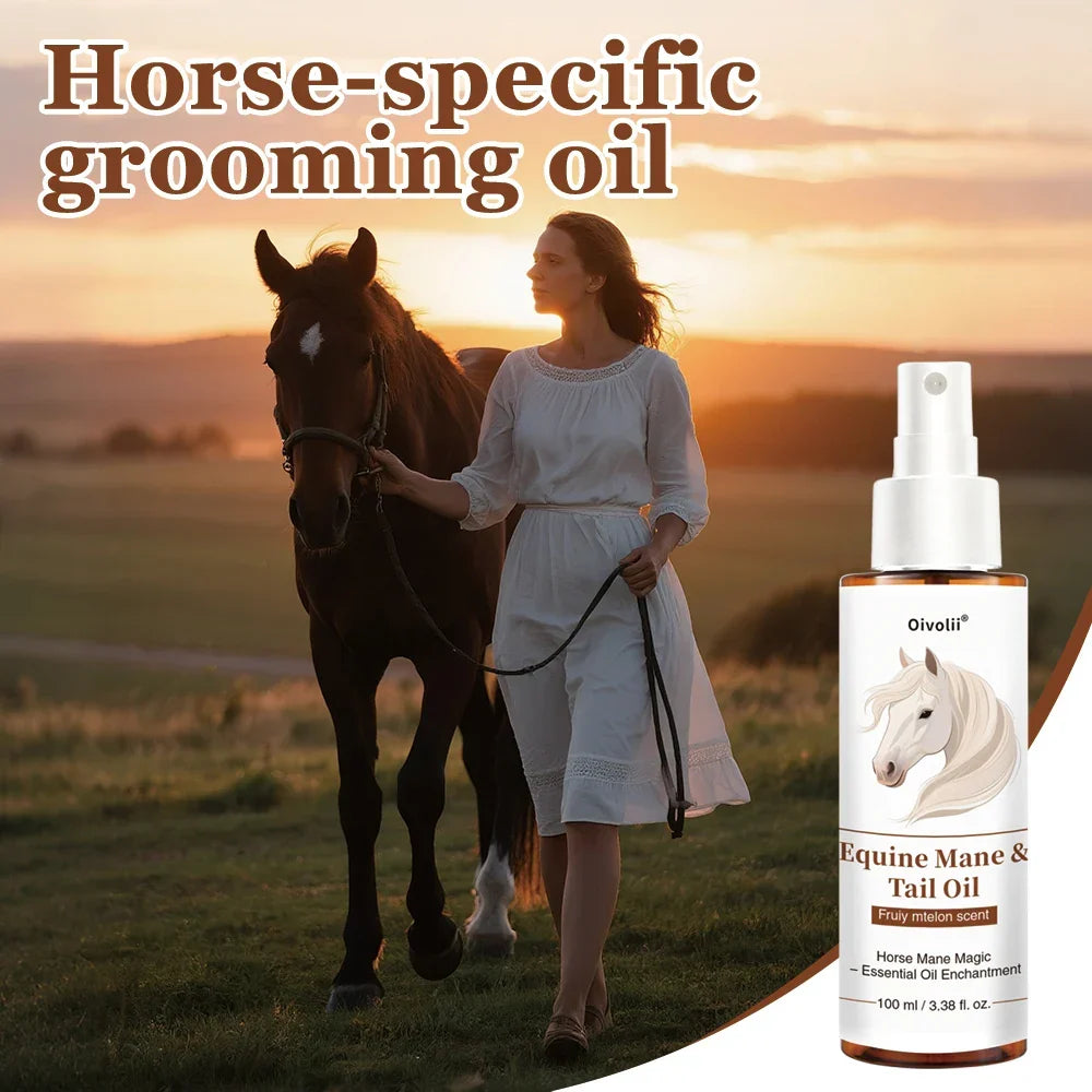 Horse Mane & Tail Growth Care Oil