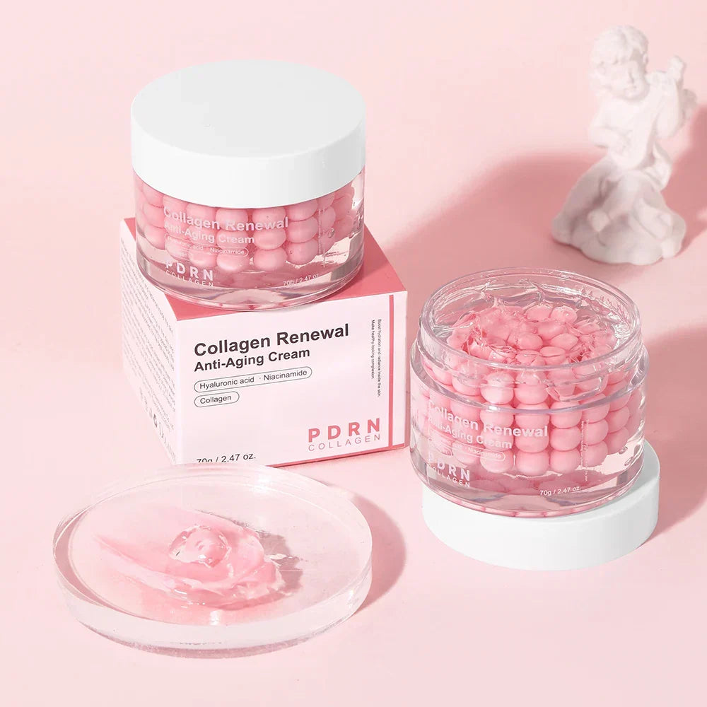 Pink Collagen Capsule Night Face Cream