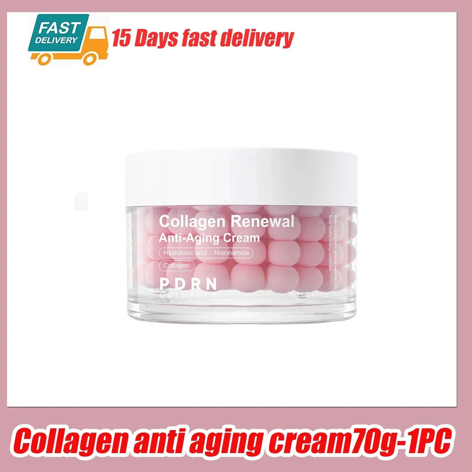 Pink Collagen Capsule Night Face Cream