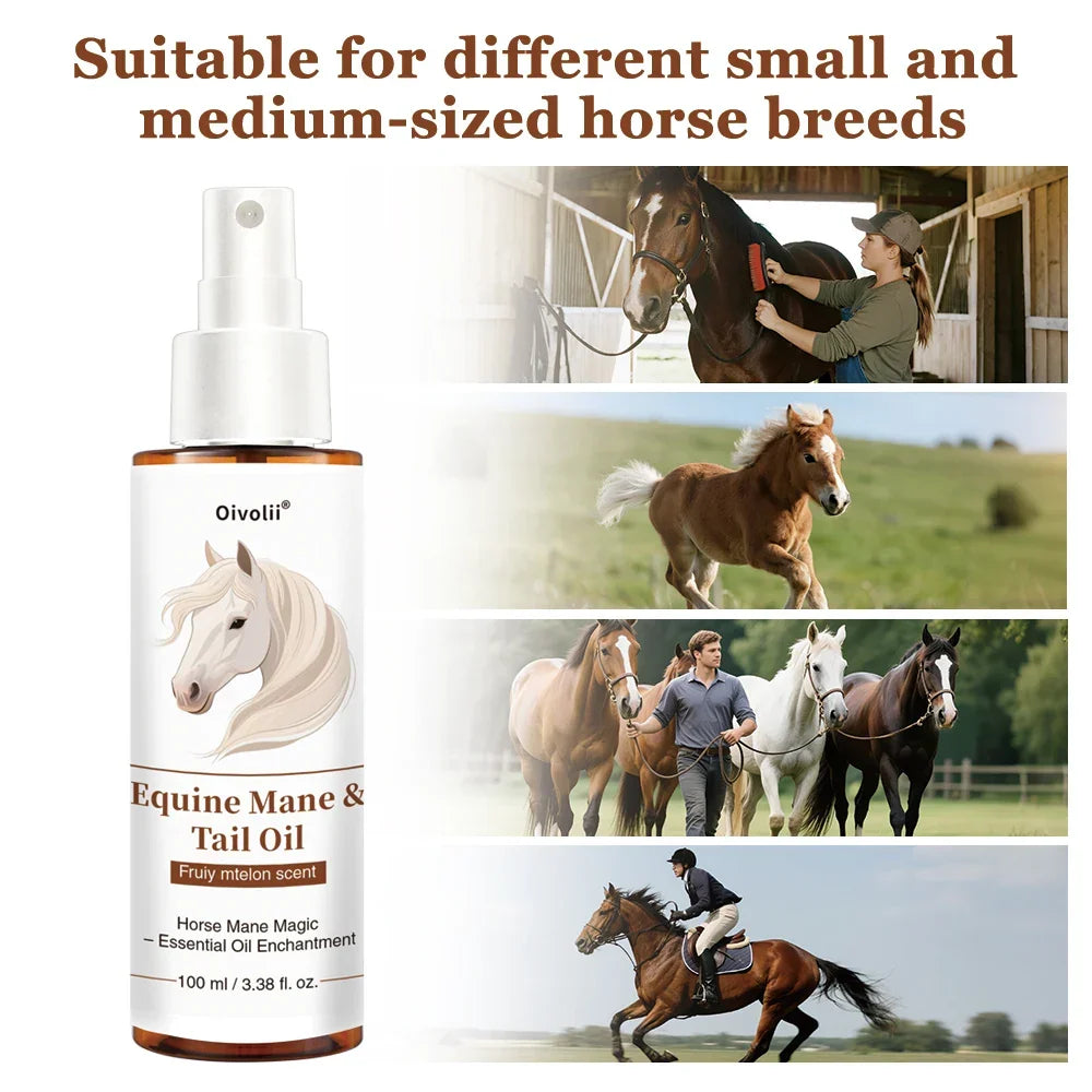 Horse Mane & Tail Growth Care Oil