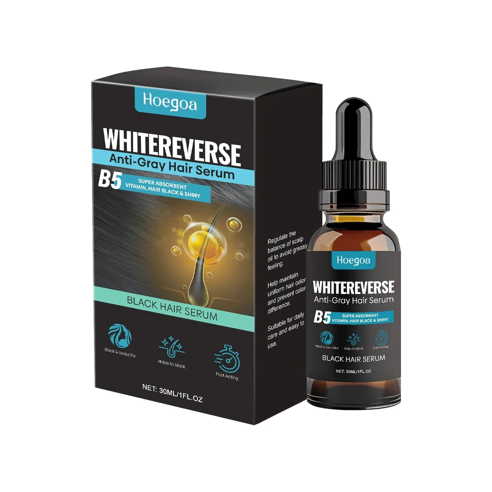 Anti-Gray Hair Color Serum 30ml