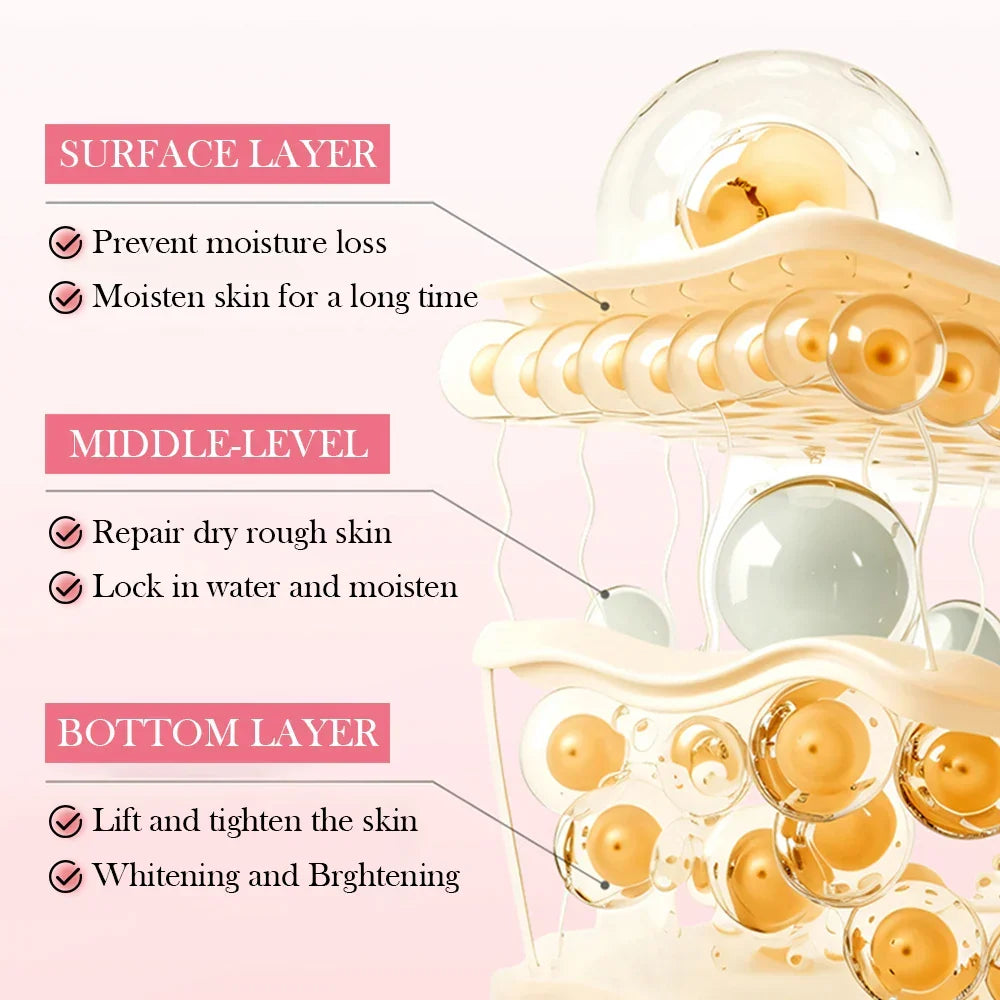 Pink Collagen Capsule Night Face Cream
